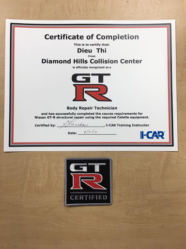 Auto Body Shop «Diamond Hills Collision Center», reviews and photos, 20540 E Walnut Dr N, Walnut, CA 91789, USA