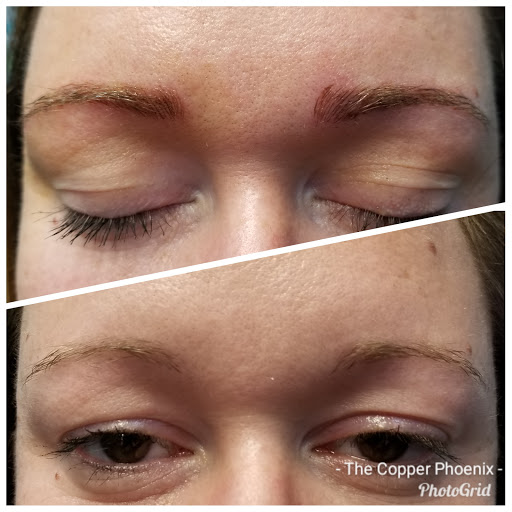 Find camping tattoo ideas for your next unique tattoo in Shelbyville at The Copper Phoenix