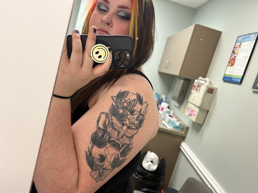 Explore ankle chain tattoo ideas, creative tattoo ideas in Fairborn, available at Royal Prevail Tattoo