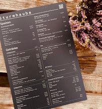 Restaurant Sturmhaube à Kampen - menu / carte