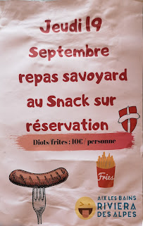 Aliment-réconfort du Restauration rapide Snack Riviera camping du sierroz à Aix-les-Bains - n°3
