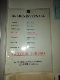 Menu du Massella Attilio And Fabio Snc à Erbezzo