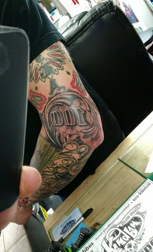 Explore evil clown tattoo ideas, creative tattoo ideas in Billings, available at Legendary Tattoo Studio and Art Gallery PLLC