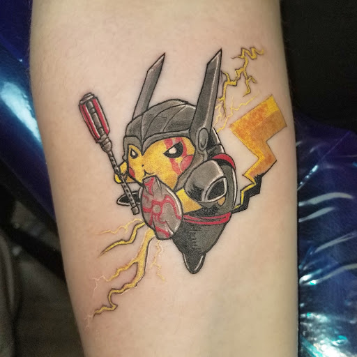 Explore neck tattoo ideas for guys, creative tattoo ideas in Indianapolis, available at INKSTINCT TATTOO