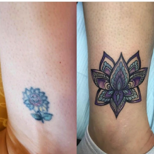 Explore december birth flower tattoo ideas, creative tattoo ideas in Bronx, available at Brass Knuckles Ink Tattoo Studio