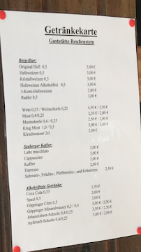 Restaurant Hofgut Reußenstein - Gaststätte Zum Reußenstein à Wiesensteig - menu / carte