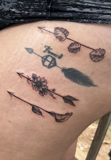Explore small easy tattoo ideas, creative tattoo ideas in Winston Salem, available at Black Widow Tattoo of Winston-Salem