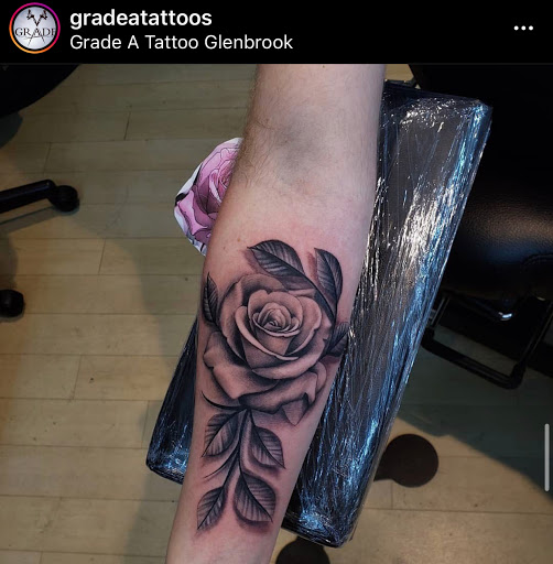 Explore motorbike tattoo ideas, creative tattoo ideas in Fort Wayne, available at Grade A Tattoos and Body Piercing