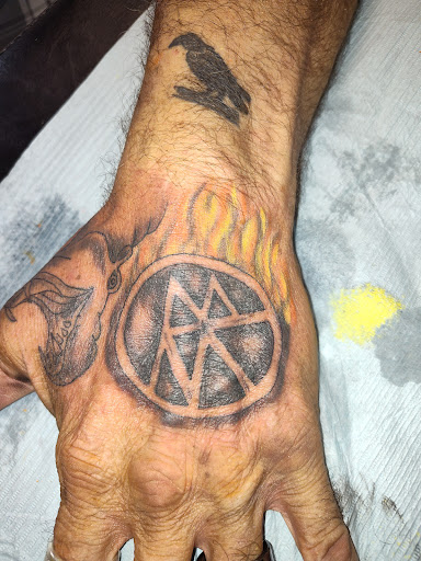 Explore tattoos on the thigh ideas, creative tattoo ideas in Carbondale, available at MsCandyTattoo