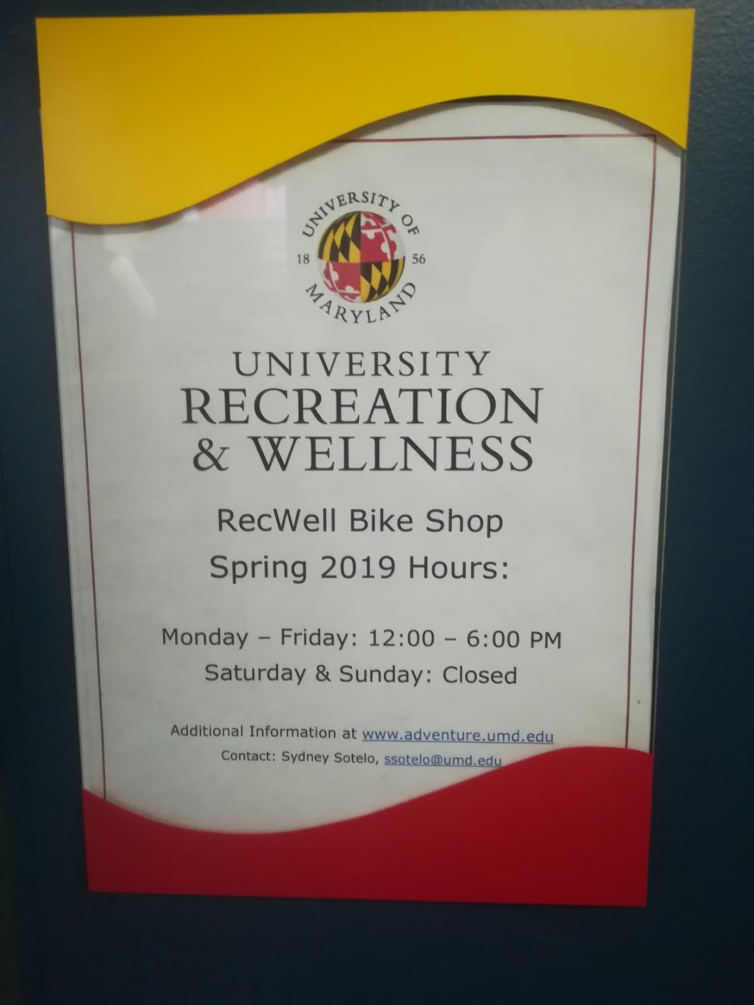RecWell Bike Shop UMD