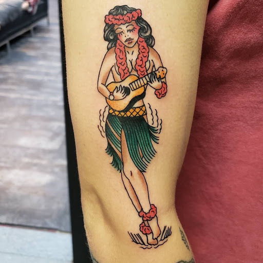 Explore forearm arrow tattoo ideas, creative tattoo ideas in Jacksonville, available at American Tattoo Society of Jacksonville