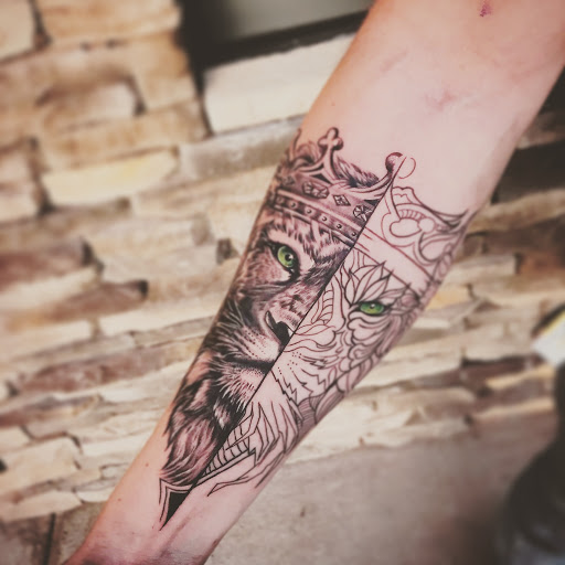 Explore lucifer tattoo ideas, creative tattoo ideas in Norcross, available at JP Alfonso Studios