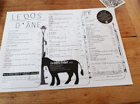 Restaurant Le Dos D'Âne à Amiens - menu / carte