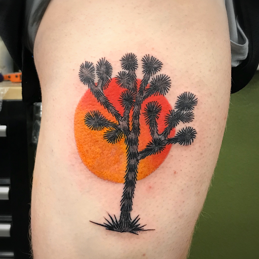 Explore full neck tattoo ideas, creative tattoo ideas in Twentynine Palms, available at Hilltop Tattoo Company