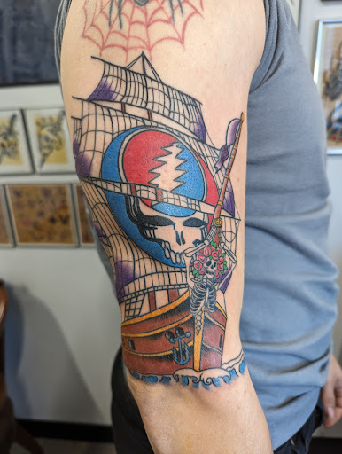 Explore tattoo hand ideas, creative tattoo ideas in Bargersville, available at Angels and Demons Tattoo