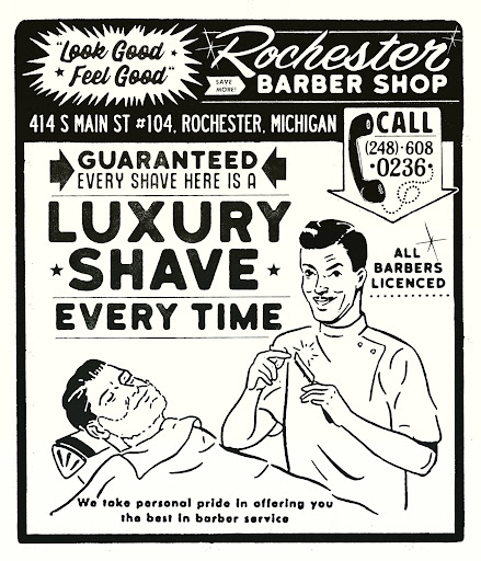 Barber Shop «Rochester Barber Shop», reviews and photos, 414 S Main St #102, Rochester, MI 48307, USA