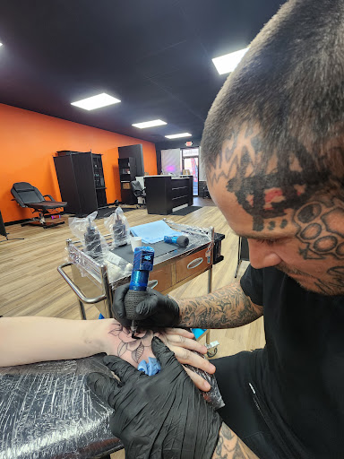 Explore japanese leg sleeve tattoo ideas, creative tattoo ideas in Mesa, available at Ranger Tattoo & Piercing