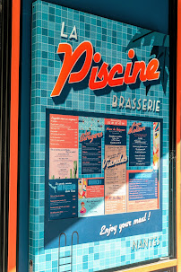 La Piscine à Nantes menu