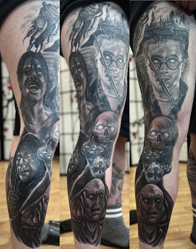 Explore dumb tattoos ideas, creative tattoo ideas in Wheeling, available at SPFX Tattoo
