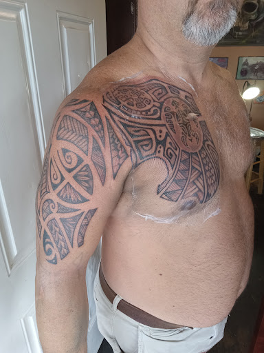 Explore lucky tattoo ideas, creative tattoo ideas in Roanoke, available at RailYard INK