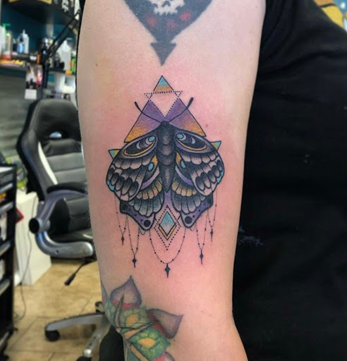 Explore polynesian sleeve tattoo ideas, creative tattoo ideas in Pittsburg, available at Delta Art & Tattoo