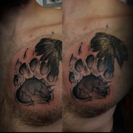 Explore beast tattoo ideas, creative tattoo ideas in Valdosta, available at Acid Ink Tattoos