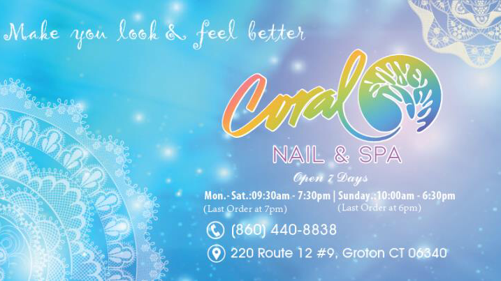 coral nail spa 06340