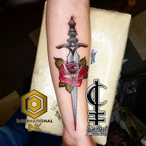 Explore barcode tattoo ideas, creative tattoo ideas in Stevens Point, available at International Ink Tattoos