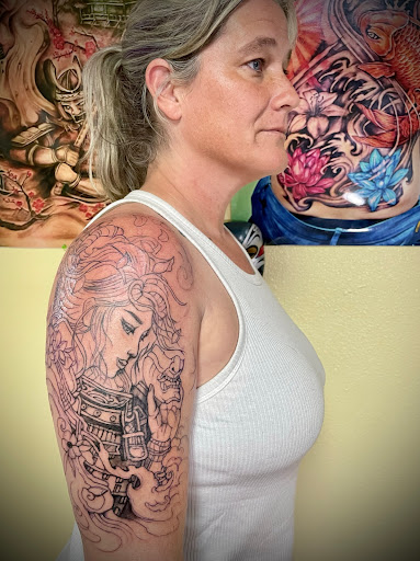 Explore crane tattoo ideas, creative tattoo ideas in Garden Grove, available at Anna Hang Tattoo