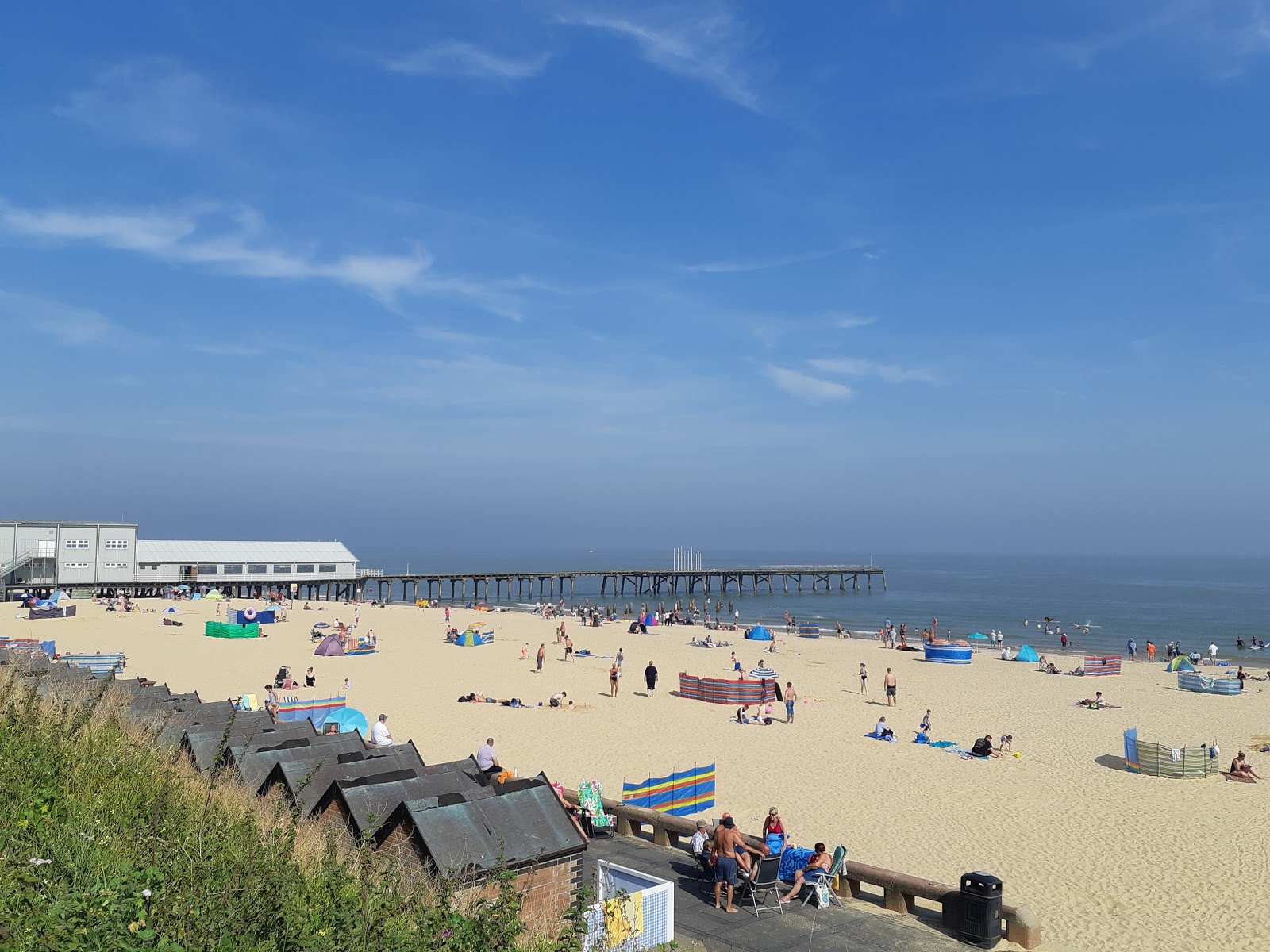 Foto von South beach mit reines blaues Oberfläche