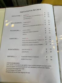 Osteria da Fortunata à Rome menu