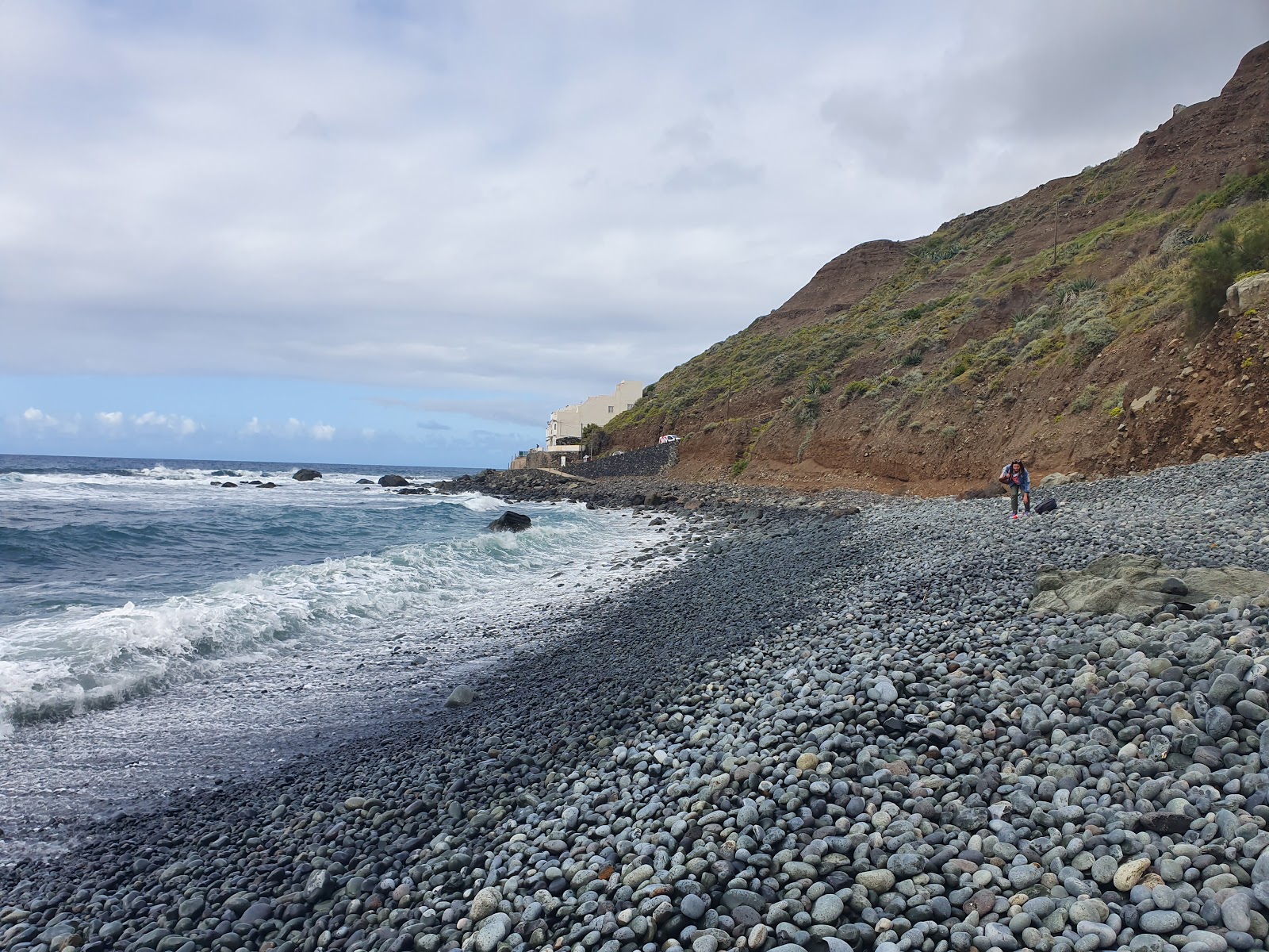 Foto von Playa Tachero mit graue kiesel Oberfläche