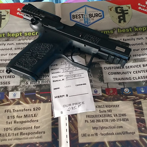 Gun Shop «GFR, LLC», reviews and photos, 207 Kings Hwy #103, Fredericksburg, VA 22405, USA