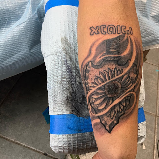 Explore gamble tattoo ideas, creative tattoo ideas in El Paso, available at Santa Rosa Tattoo Studio