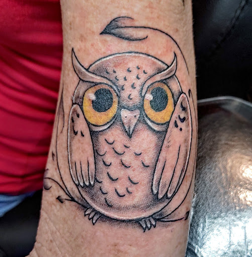 Explore small raven tattoo ideas, creative tattoo ideas in Conover, available at Evermore Custom Tattoos