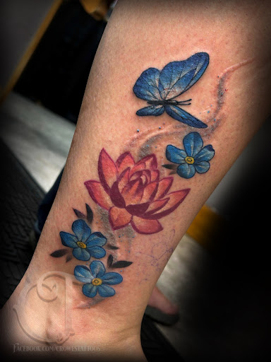 Explore feminine wrist tattoo ideas, creative tattoo ideas in Houlton, available at Crowes Tattoos