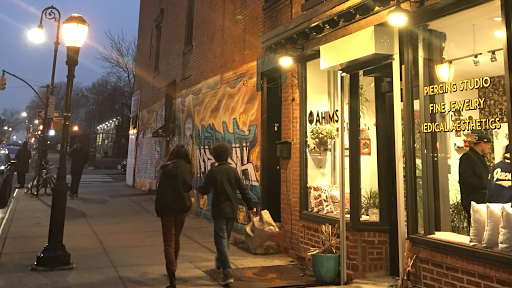 Explore longitude and latitude tattoo ideas, creative tattoo ideas in Brooklyn, available at Ahimsa Piercing Studio & BVLA Fine Jewelry