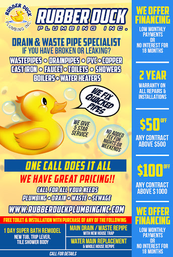 Plumber «Rubber Duck Plumbing Inc.», reviews and photos, 1265 Montauk Hwy, Copiague, NY 11726, USA