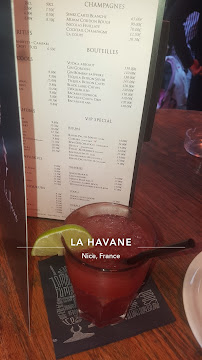 Restaurant de tapas LA HAVANE à Nice (le menu)