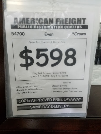 Furniture Store «American Freight Furniture and Mattress», reviews and photos, 3939 Forsyth Rd, Winter Park, FL 32792, USA