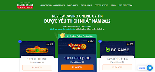 Review Casino Online | 100+ website uy tín 2022