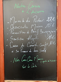 Restaurant Au Relais Chardon à Paris (la carte)
