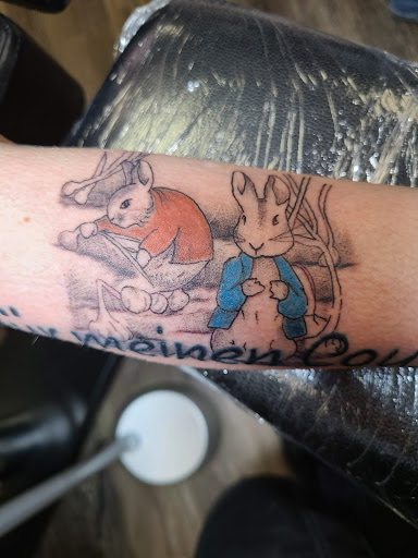 Explore fortnite tattoo ideas, creative tattoo ideas in Meadville, available at Lucky Lucys Tattoo and Art Studio