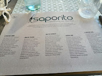 Restaurant italien Saporito à Castel San Vincenzo (la carte)