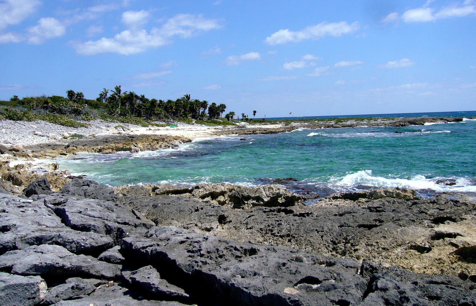 Foto de Xel-Há Park beach con agua cristalina superficie