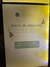 Restaurant français Le Jean Moulin à Lyon - menu / carte