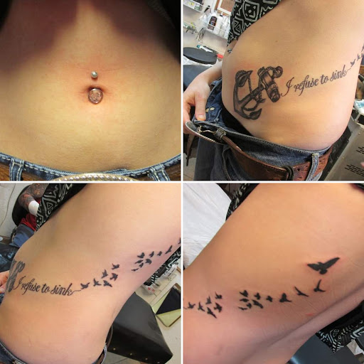 Explore thumb print tattoo ideas, creative tattoo ideas in Elko, available at Tom Custom Tattoos and Body Piercing Studio