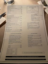 Louise de Bretagne - Restaurant Le Conquet à Le Conquet carte