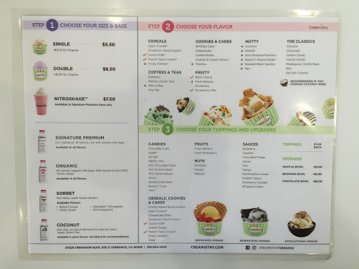 Ice Cream Shop «Creamistry», reviews and photos, 24329 Crenshaw Blvd g, Torrance, CA 90505, USA