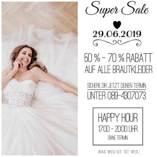 Stores to buy wedding dresses Munich